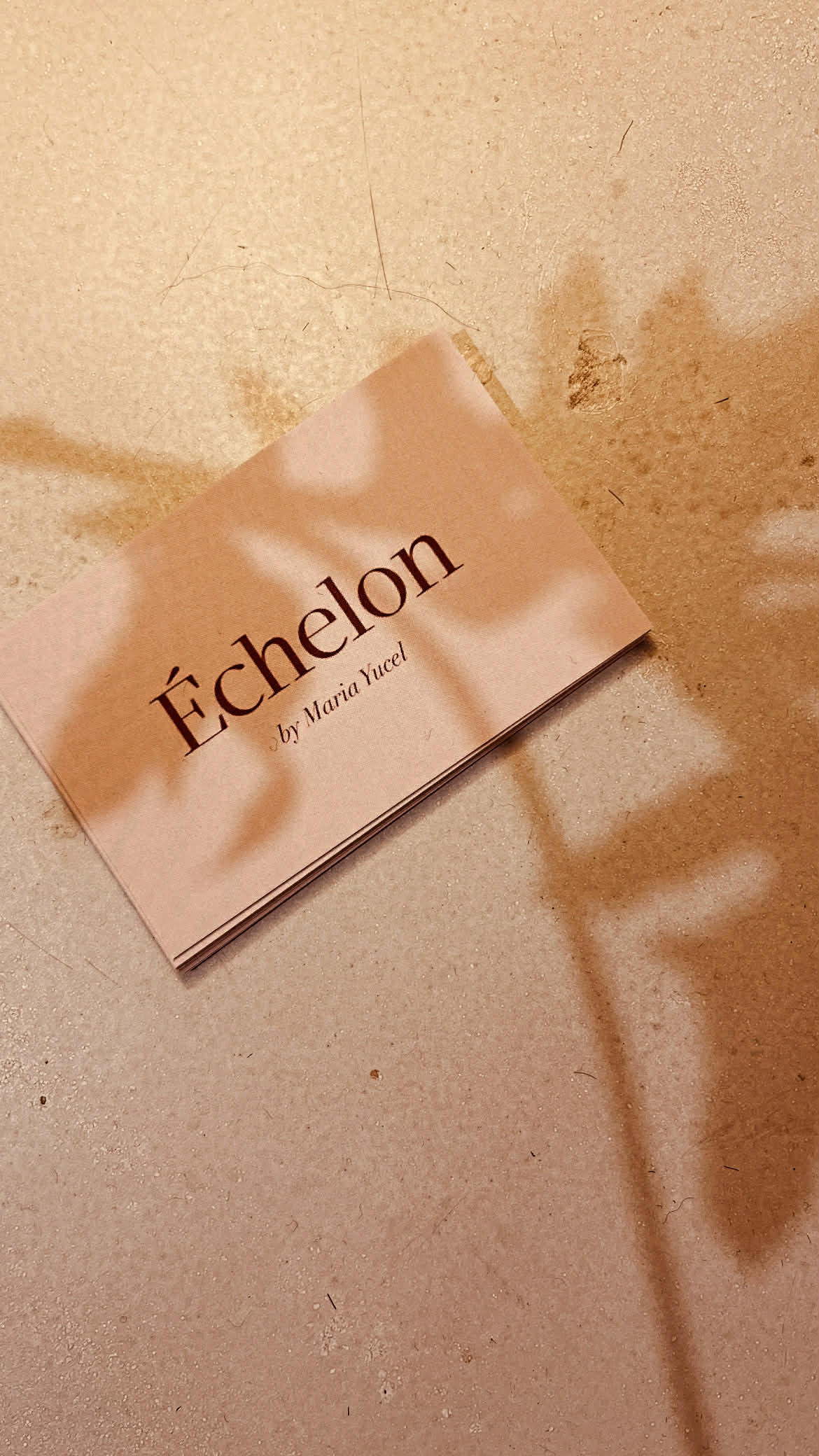 Echelon salon visitkort